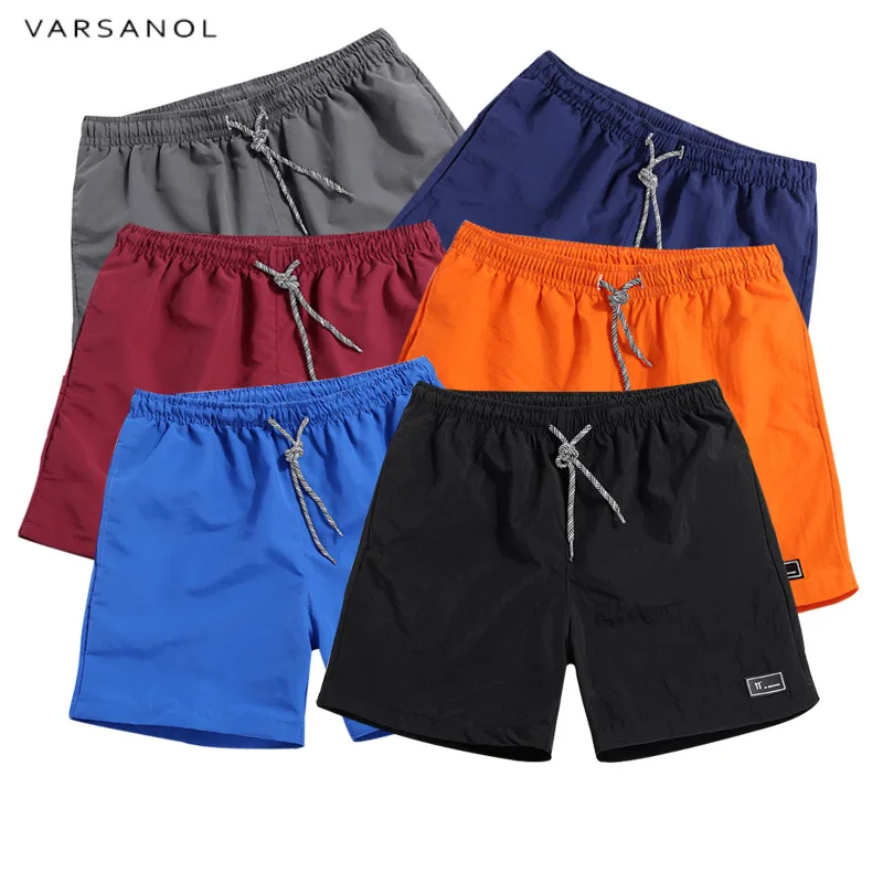 Varsanol Men's Shorts New 2018 Polyester Shorts For Men Summer Solid Breathable Elastic Waist Casual Man Shorts Male 11colors Varsanol Men's Shorts New 2018 Polyester Shorts For Men Summer Solid Breathable Elastic Waist Casual Man Shorts Male 11colors