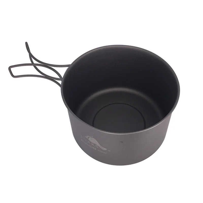 Toaks POT-900-D130 ultraligero camping al aire libre olla de titanio 0.3mm espesor de titanio con tapa 900 ml