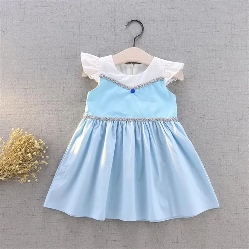 94-33-Cartoon Kids Princess Dresses for Girl