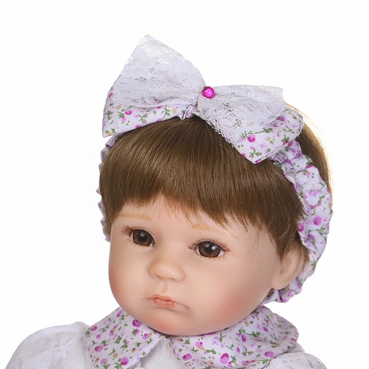 Nicery 18 дюймов 45 см Reborn Baby Doll магнитного Рот Мягкий силиконовый реалистичные