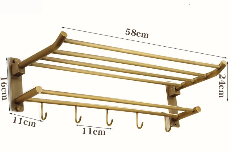 Античная латунь настенное крепление аксессуары для ванной комнаты Набор аксессуаров для ванной полка полотенце крючок для халата мыло стакан держатель для бумаги полотенце бар