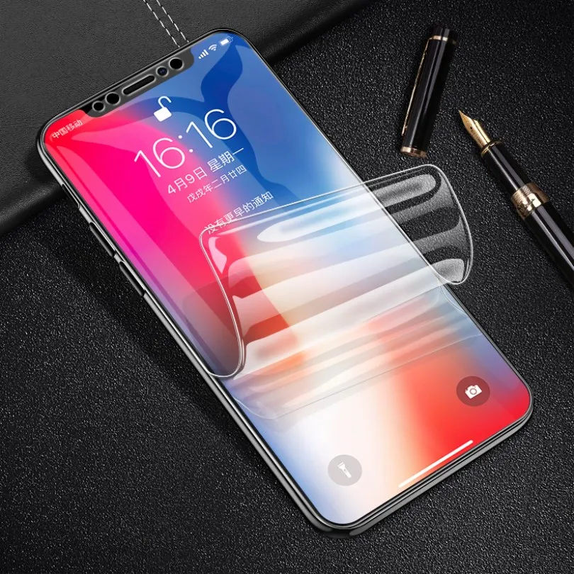 Полное покрытие мягкая Гидрогелевая пленка для samsung Galaxy A8 A6 Plus 2018 пленки A3 A5 A7 2016