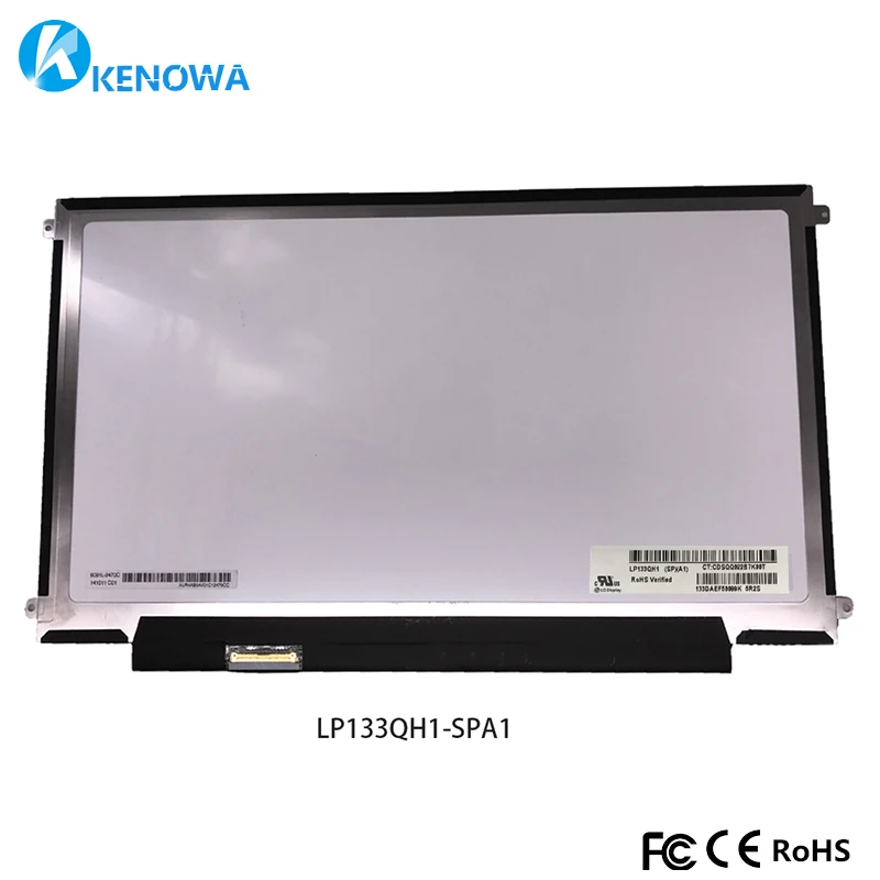 

13.3 Inch 2560X1440 40pin EDP 2K LCD Display Slim Led Screen LP133QH1 SPA1 LP133QH1 SP A1 LED LCD Screen