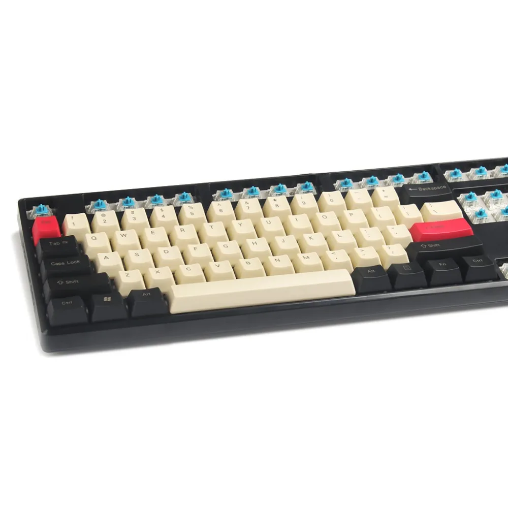 YMDK 108 87 61 Винтажный стиль PBT OEM профиль Keycap для 104 TKL 60% MX переключатели Механическая игровая клавиатура