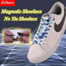 1 пара магнитных шнурков на плоской подошве, эластичные шнурки без шнурков, фиксирующие кроссовки, креативные шнурки для обуви для детей и взрослых, унисекс