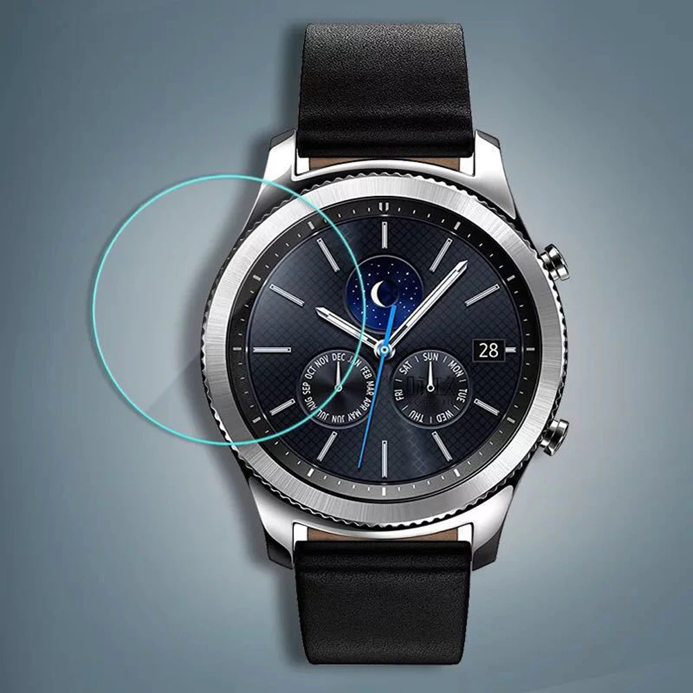 

Tempered Glass For Samsung Gear S3 S2 Classic Frontier Band Galaxy watch 46mm Smart watch 9H Screen Protector Film Accessoeris