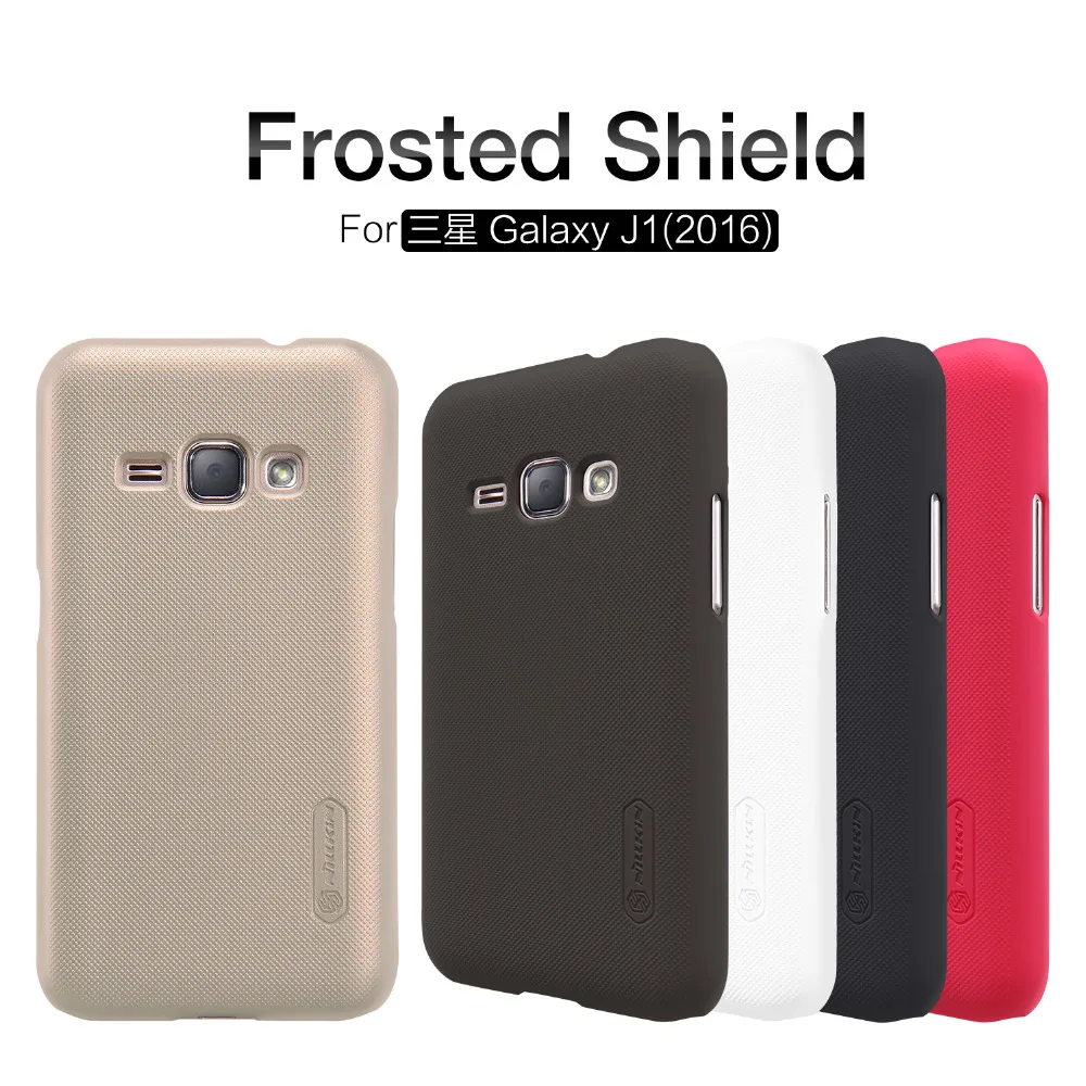 

Nillkin for Samsung J1 2016 case Frosted Shield hard cover for Samsung J1 2016 phone cases for J1 2016 cover +
