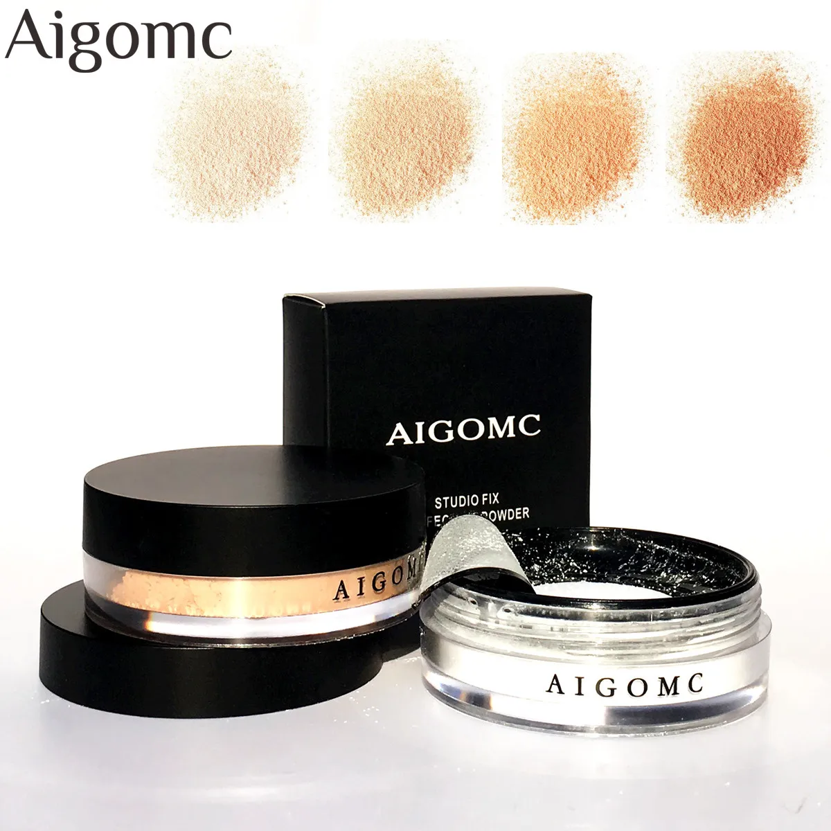 

2018 New Professional Face Cosmetics Waterproof Oil-control Minerals White Makeup Contour Translucent Loose Powder Palette
