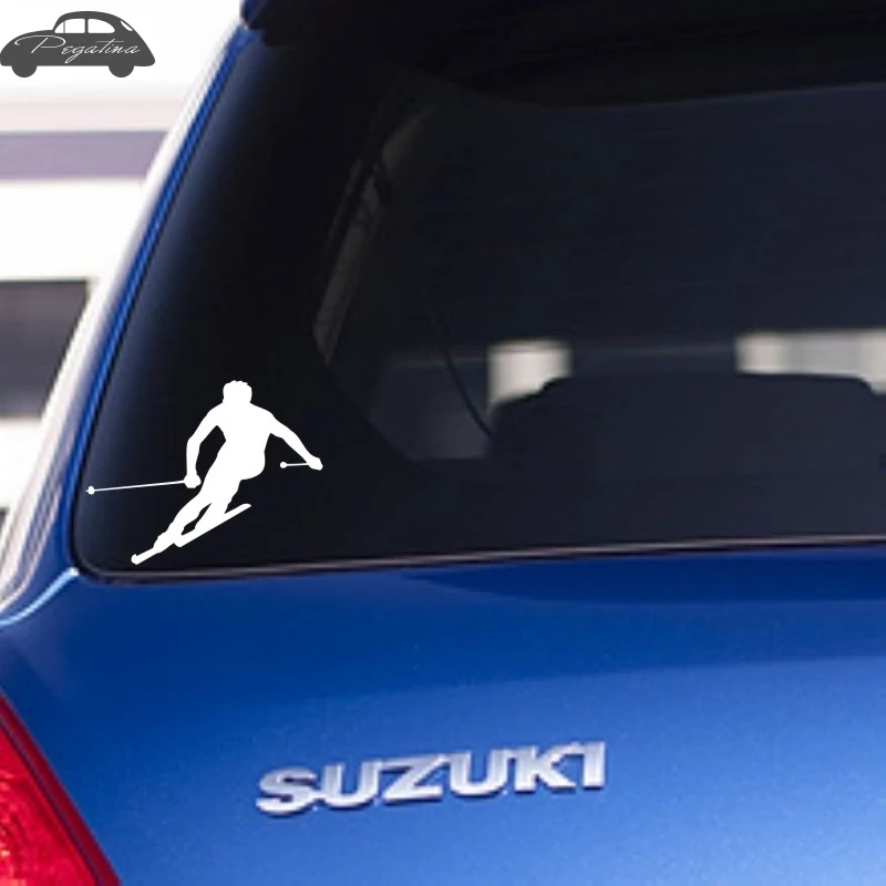 Pegatina Skiing Sticker Winter Sports Snow Decal Ski Posters Vinyl Wall ...