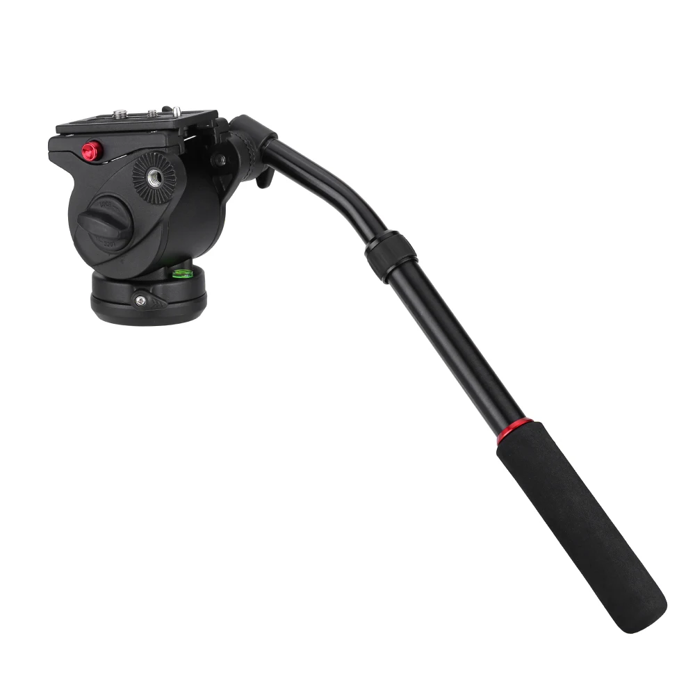 Photography Handle Quick Release Plate + Camera Video Fluid Drag Tilt