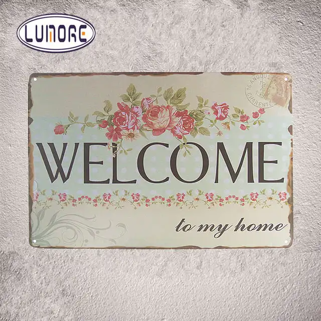 Welcome To My Home Sign Pub Wall Plaque Art Painting Bar Craft Welcome To My Home Sign Pub Wall Plaque Art Painting Bar Craft Decor Mix