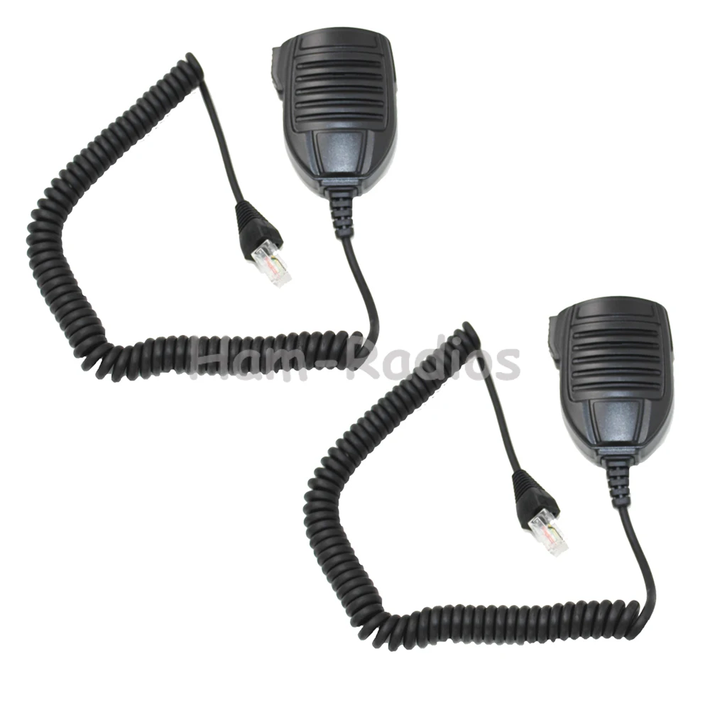 2Pcs Walkie talkie Standard Mobile Mic For Vertex Yaesu MH-67A8J 8 pin VX-2200 VX-2100 VX-3200 two way  Radio