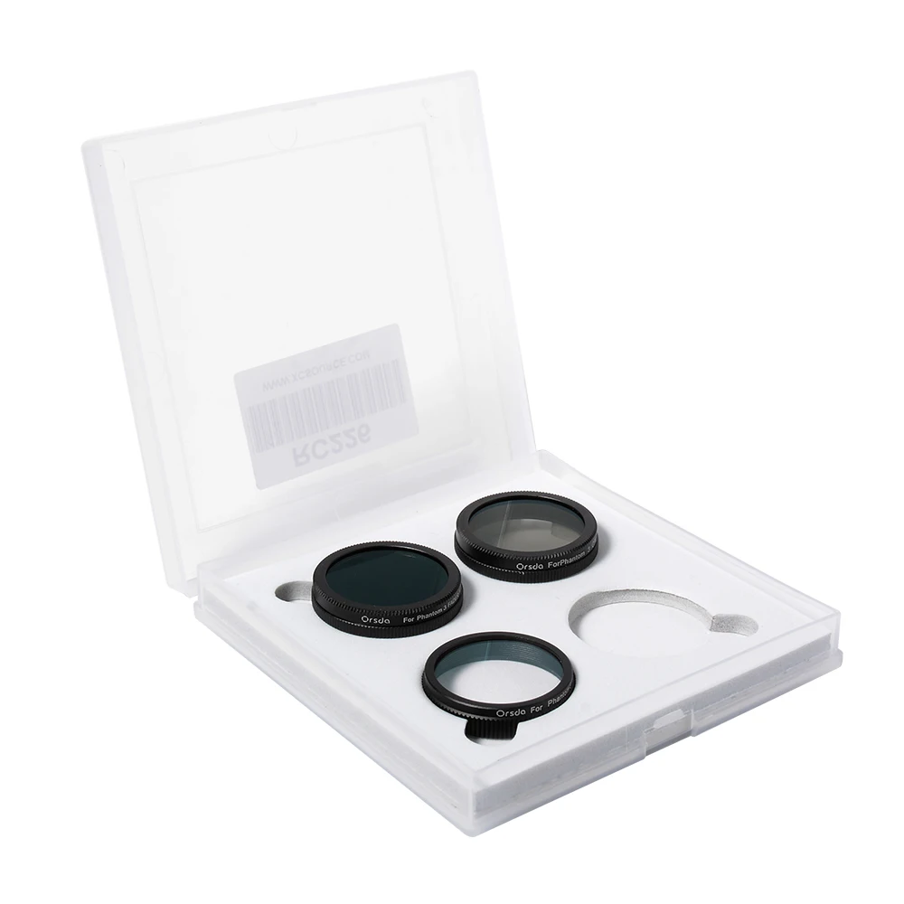 HD MRC UV + CPL + Adjustable ND2 400 Filter Lens For DJI Phantom 3 4 Adv. RC226