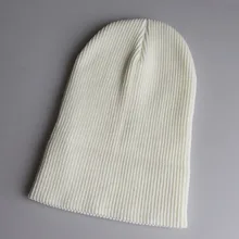 Ins стильная вязаная шапка в Корейском стиле Ins для мужчин и женщин, одноцветная дикая вязанная шапка в стиле хип-хоп, капюшон в виде арбуза, кепка Лыжная шапка, шерстяная шапка