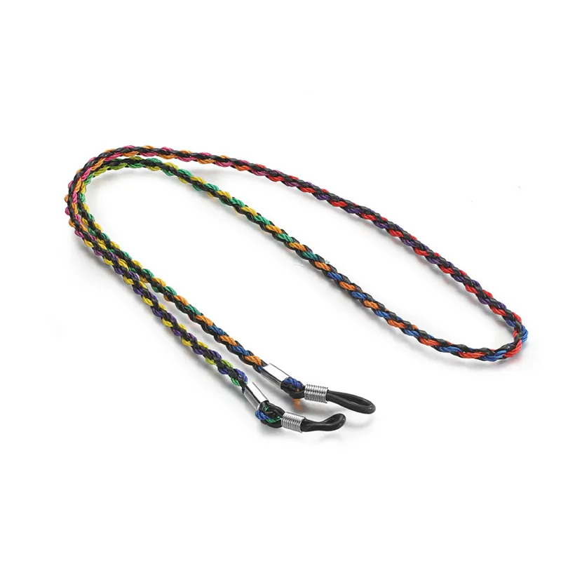 

Handmade Lether String Braid Chain Sunglasses Lanyard Strap Necklace Eyeglass Holder Cord For Reading Glasses Head Band