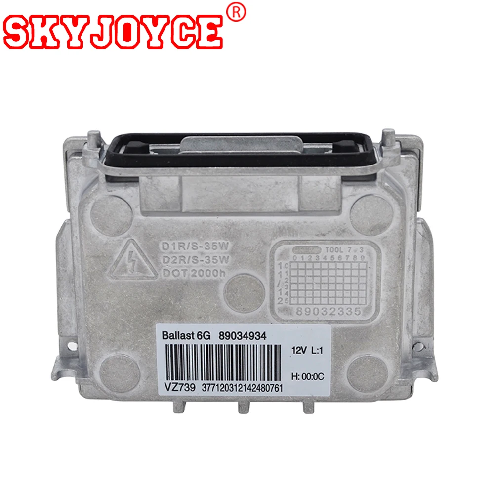 

SKYJOYCE original OEM Xenon HID Ballast D1S/R D2S/R Ignitier headlight control Unit D1S ballast 6G for Valeo 89034934 4L0907391
