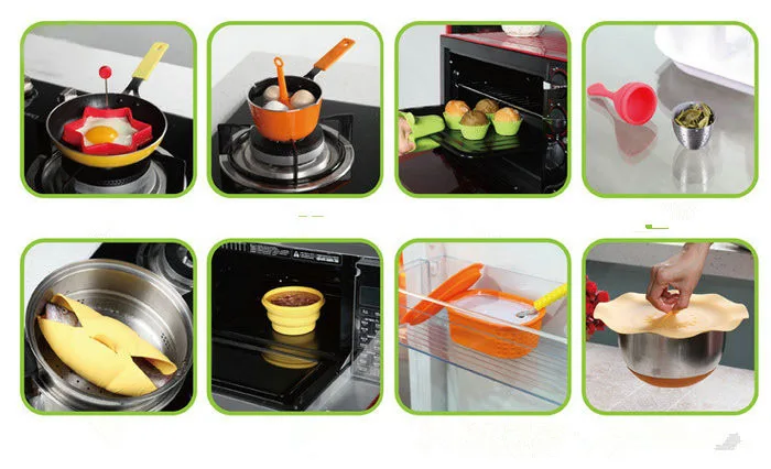 1 шт. или 4 шт., гибкий силиконовый кухонный инструмент для приготовления яиц-браконьеров, кухонные инструменты QA 094