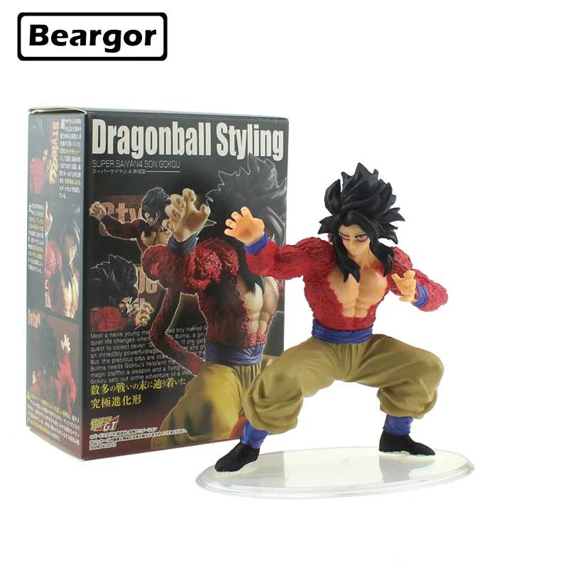 5 &quotDragon Ball Styling Гоку Вегета Гохан № 18 Lunchi в коробке 12 см ПВХ Аниме Фигурки