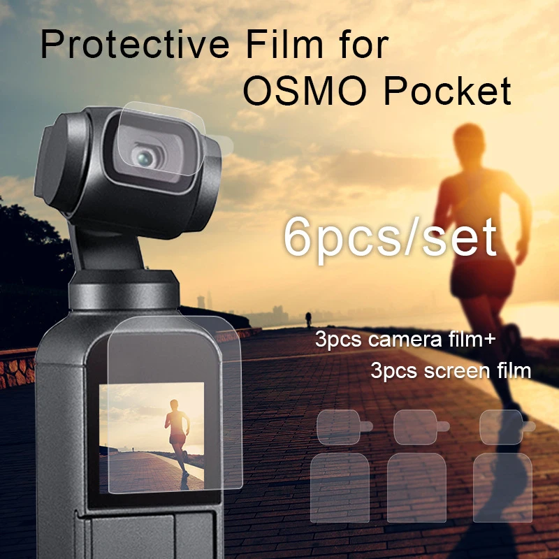 Фото Карманная Защитная пленка для камеры DJI OSMO защитная объектива аксессуар 4K Gimbal