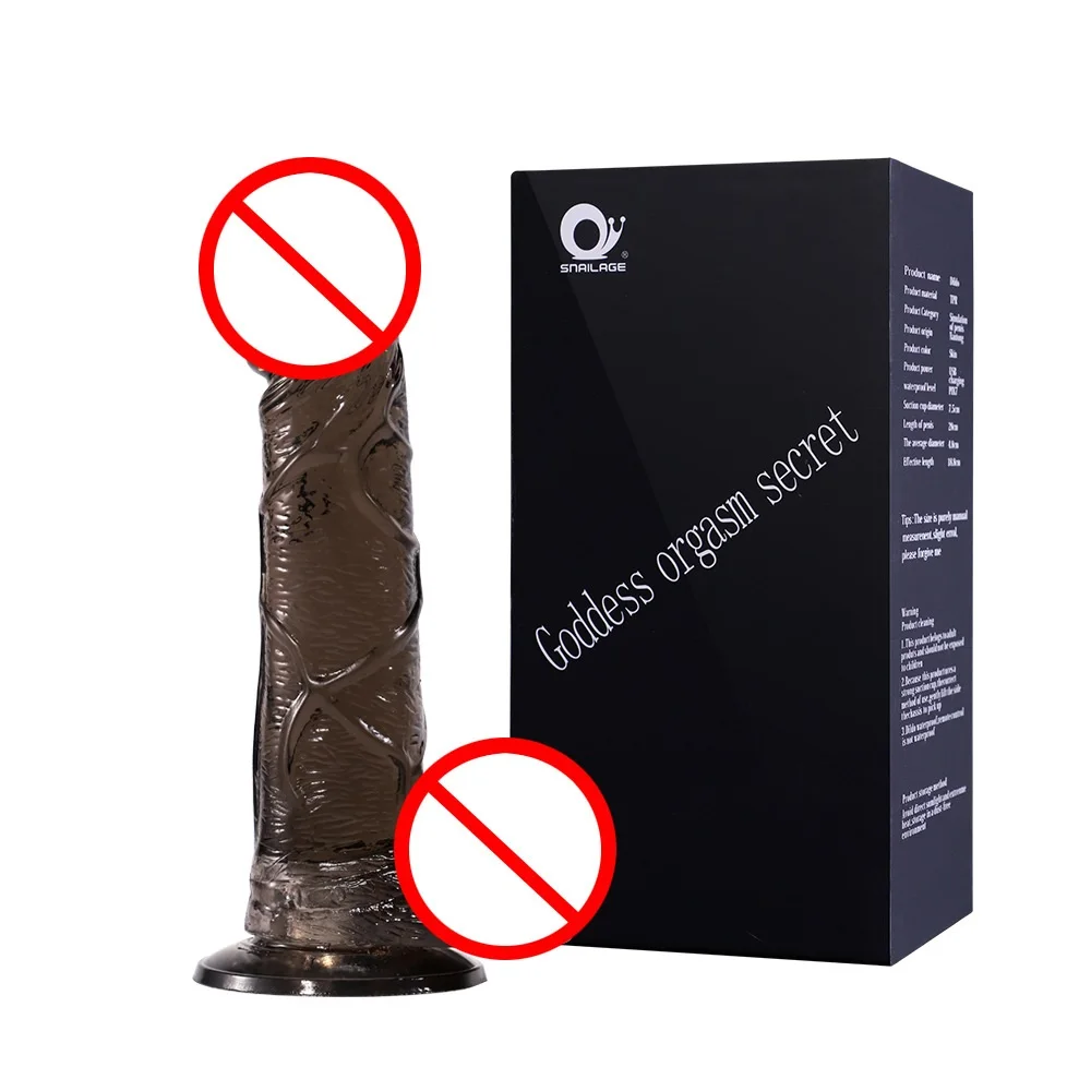 Прозрачный Кристалл Моделирование пениса TPE фаллоимитатор G spot вибратор для