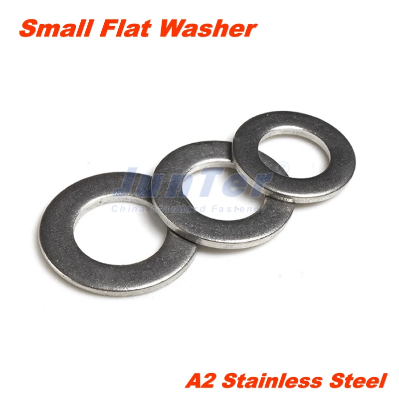 M3 M4 M5 M6 M8 M10 M12 A2 Stainless Steel Small Flat Washer DIN433flat