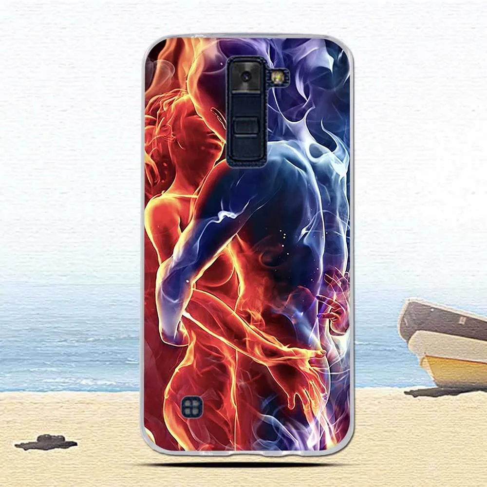 25 Мягкий чехол для LG K8 LTE K350 K350E K350N чехол силиконовый чехол для телефона Capa LG K8 чехол для LG K8 LTE чехол - Цвет: 25