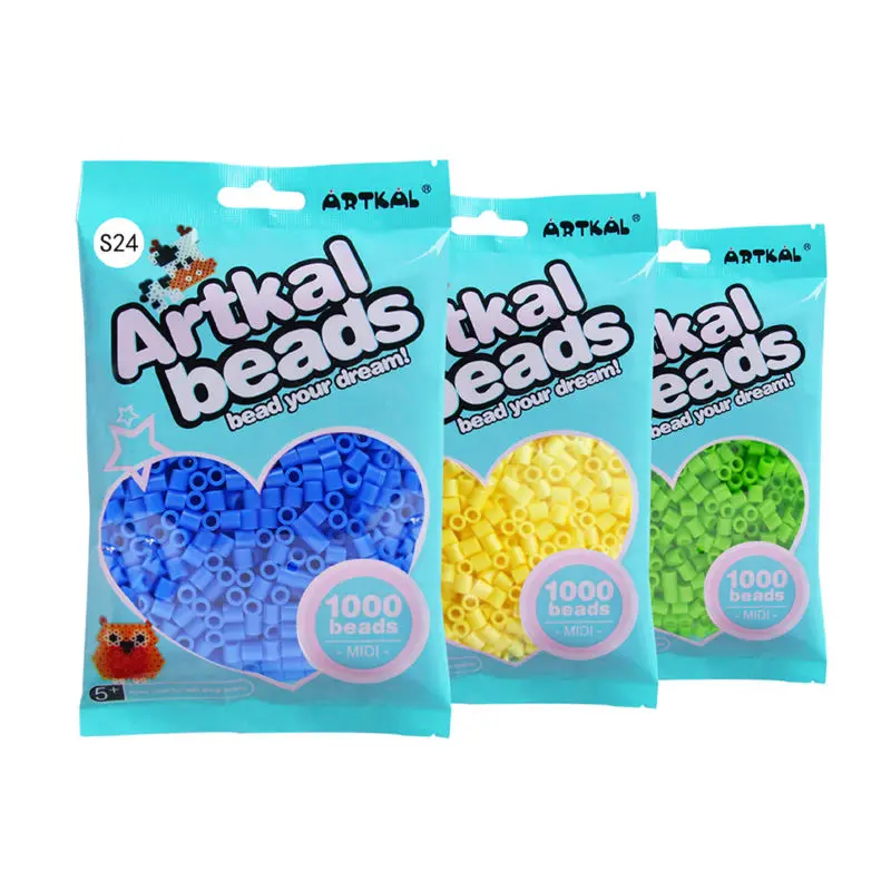 194 цветов artkal fuse beads S 5mm perler design 1000 шт./пакет pixel midi DIY creative toy SB1000 FS|perler 1000|fuse beadsbeads |