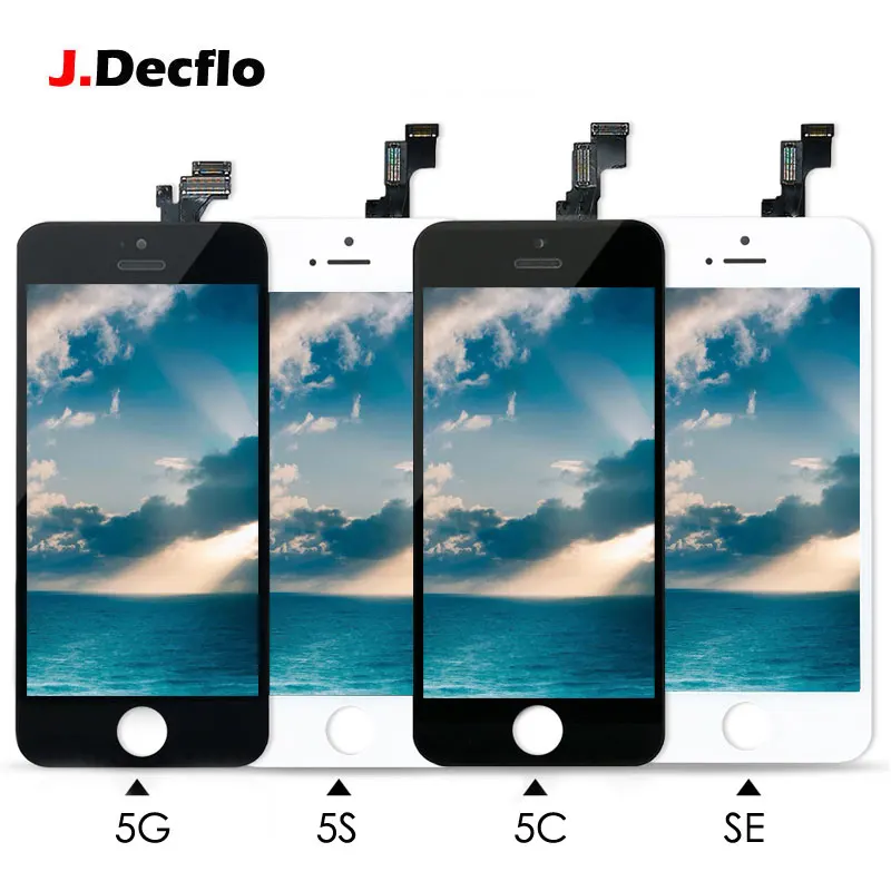

For iPhone 5 5S 5C SE 5G LCD Display Touch Screen Digitizer Assembly Replacement AAA Quality Black or White