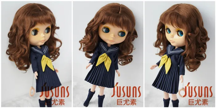 D20313 1/3 SD BJD мохеровые кукольные парики принцесса длинный курчавый BJD парик Размер 8-9 дюймов 9-10 дюймов аксессуары для кукол