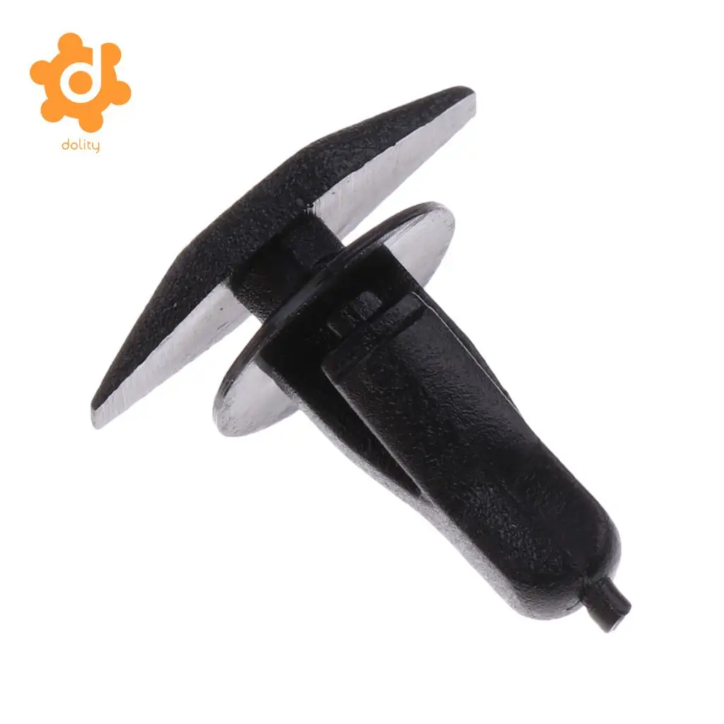dolity 100 Pieces Car Door Sealing Strip Trim Panel Rivet Fastener 7.8mm Hole