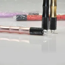 Горячая 10 шт. бамбуковая форма ручная Татуировка ручка для постоянного макияжа машина ручка для микроблейдинга Бесплатный подарок 5 шт. игла для микроблейдинга blad