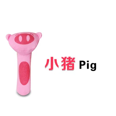 2018 bb stick детская игрушка плюшевая ручная погремушка животное флисовая с