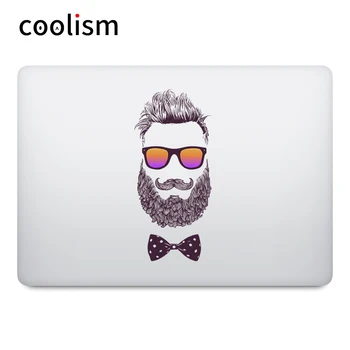 

Fashion Uncle Beard Laptop Sticker for MacBook Sticker Air Pro Retina Touch Bar 11 12 13 15 inch Mac Surface Book Art Skin Decal