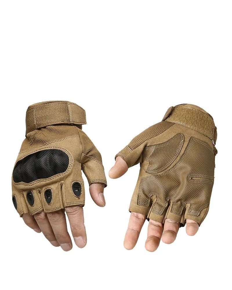 Новые профессиональные жесткие перчатки для пальцев, Пейнтбольные тактические мотоциклетные перчатки без пальцев, защитные перчатки