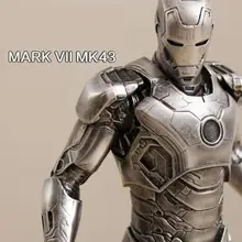 OGRM Crafts The Avengers Iron Man 1:6 MK43 MK45 Model Resin Figure Birthday Gift Sculpture Arts Bronze Iron Color