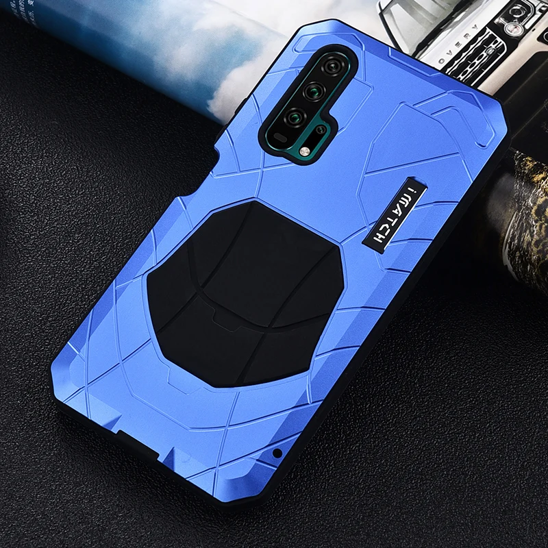 Повседневный водонепроницаемый чехол для huawei Honor 20 Pro противоударный сверхмощный силиконовый алюминиевый металлический чехол для Honor 20 20 Pro Чехол