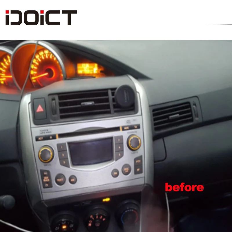 Perfect IDOICT Android 8.1 Car DVD Player GPS Navigation Multimedia For Toyota Verso EZ Radio  car stereo 5