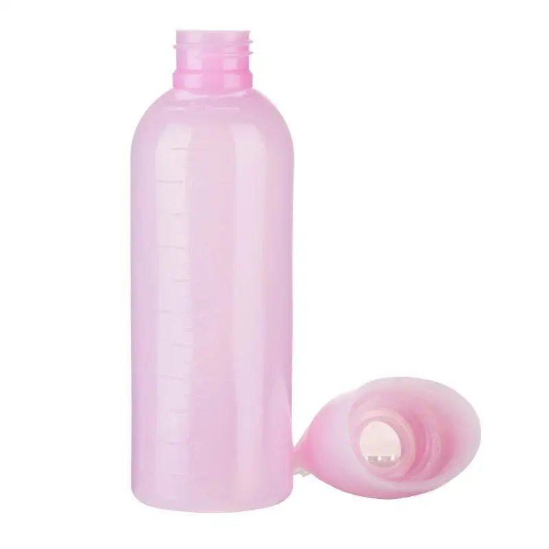 120ml Professional Hot Hair Dye Bottle Applicator Brush Dispensing Salon Hair Coloring Dyeing Hair Dry Cleaning Bottle