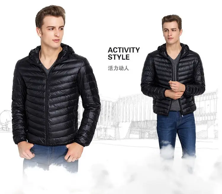 rab coat NewBang Brand Feather Parka Men Duck Down Jacket Ultra Light Down Jacket Men's Portable Warm Windproof Coats Lightweight Jackets mens down jacket