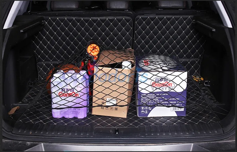 Car Organizer Rear Truck Storage Bag Luggage Nets Hook Dumpster Net For Volkswagen VW Saveiro Altas Tanoak Amarok Accessories