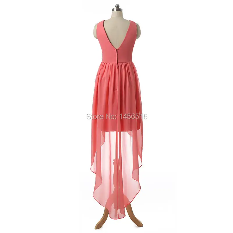 A Line Высокая Низкая аппликация для вечернего платья шифон vestido de festa longo настоящая