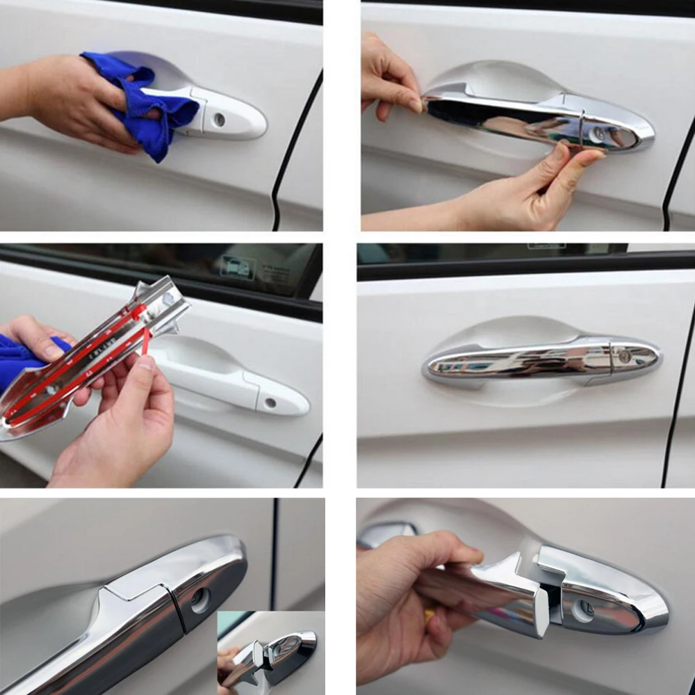 Для Buick Regal Holden Chevrolet Cruze SPARK CAPTIVA 2009-2012 Водонепроницаемая хромированная дверная ручка из нержавеющей стали