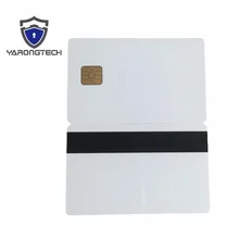 Контактная смарт-карта для струйной печати SLE4428 чип с марка «hico» магнетическая лента-10 шт