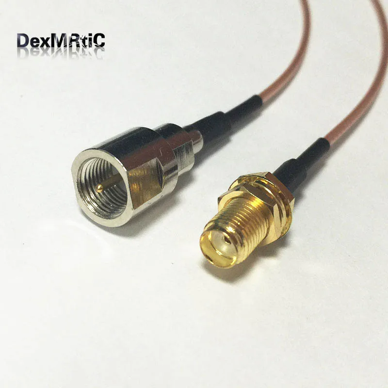 Новинка разъем SMA гайка переключатель FME штекер ОТРЕЗОК кабеля RG178 15 см 6 дюймовый