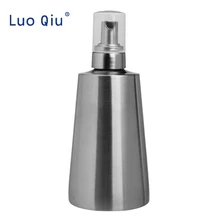 350 мл диспенсер насосный дозатор для пены дома мыло сталь серебро ванная комната унисекс бутылки нержавеющей лосьон Диспенсер