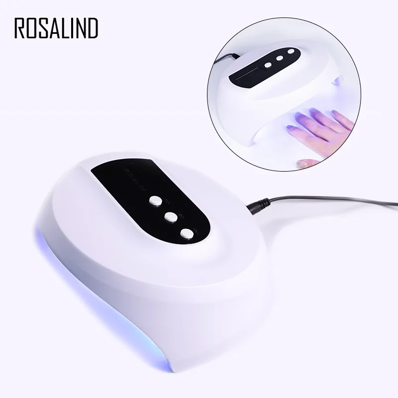 

ROSALIND 36W Nail Dryer Drying For Nails Art Tool UV LED Curing Light Fast Nail Gel Polish Varnish For Manicure Machine