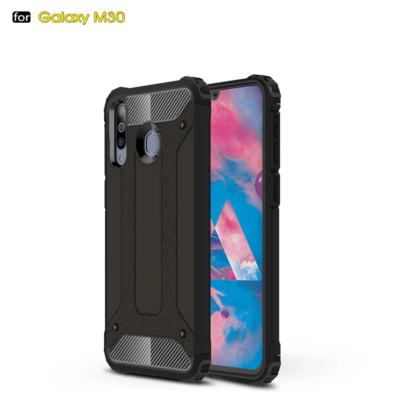 

sFor Samsung Galaxy M30 Case 6.4" Shockproof Armor Rubber Back Phone Case For Samsung Galaxy M30 Cover For Galaxy M30 Case