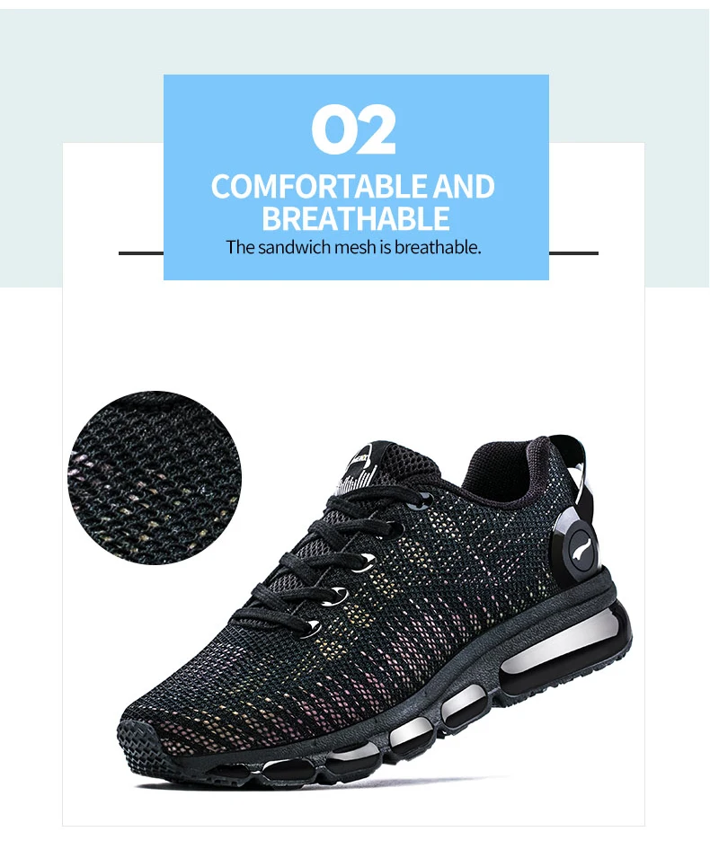 ONEMIX Running Shoes for Men And Women Lightweight and Breathable Sneaker for Outdoor Sport and Air Cushion Jogging SizeEU35-46 