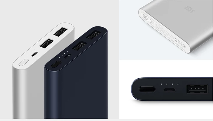 Original 10000mAh Xiaomi Mi Power Bank 2 Universal PowerBank for Nokia Samsung Apple Quick Charge Portable Power Source