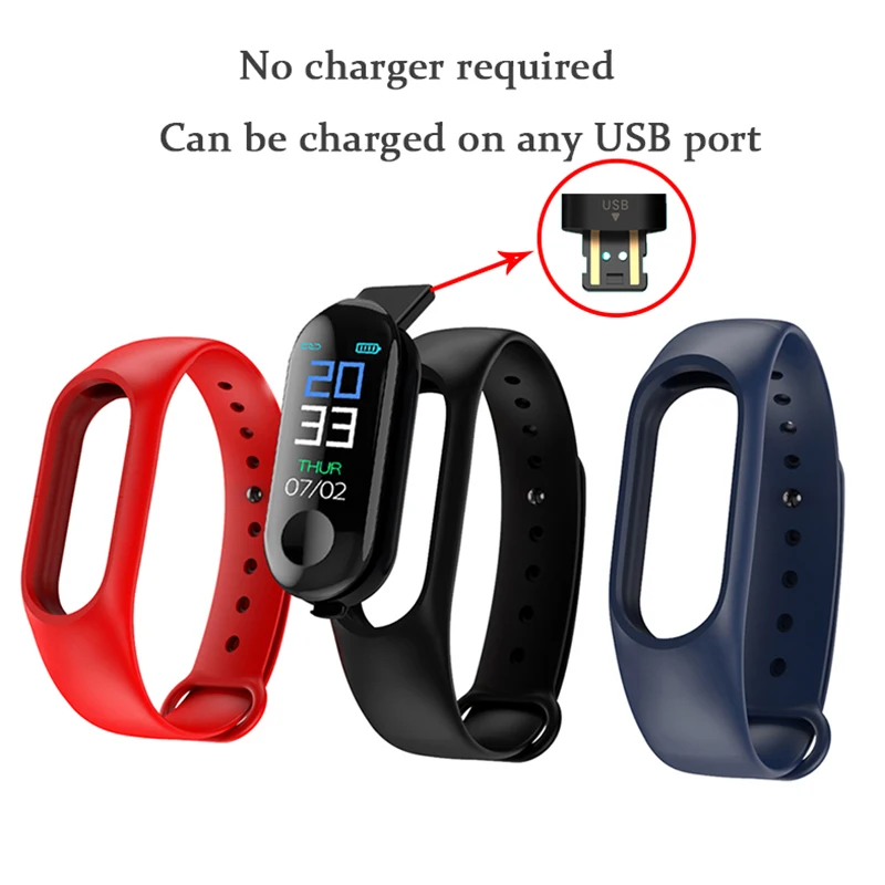 2018 New Sport Waterproof Smart Bracelet Blood Pressure Monitor Smart band Fitness Tracker Pedometer Smart Wristband PK mi band